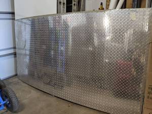lot 171 image: Diamond Plate Sheet 4 ft x 8 ft, 14 inch