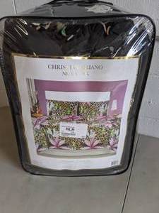 lot 117 image: Christian Siriano Tahiti Floral 3-Pc. Comforter Set