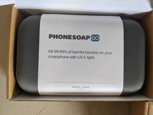 lot 118 image: Lot of (3) PhoneSoap Go Battery-Powered Smartphone Sanitizer & Portable Charger NIB