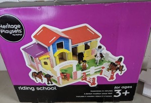 lot 104 image: Heritage Playsets by Joy toys Riding School