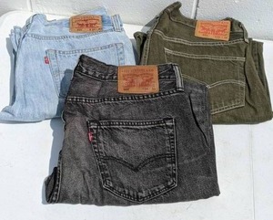 lot 88 image: Levis Jeans Lot - 3 Pair Lot 23