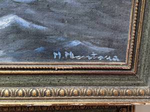 lot 70 image: Set of (2) Vintage Framed Seascape Art Pieces