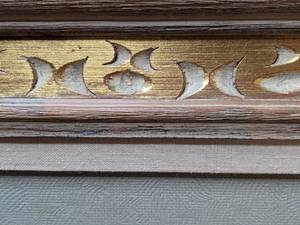 lot 72 image: Large Framed Art on Canvas - An American Masterpiece by Aaron Brothers of California
