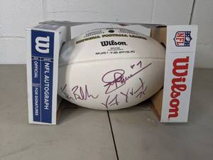 lot 202 image: Wilson NFL Autograph Football for Signatures