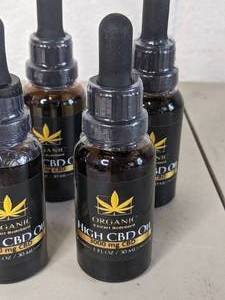 lot 213 image: Five Bottles Organic Extract Redefined High CBD Oil