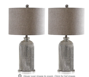 lot 141 image: Safavieh Ashson Table Lamp Set of 2