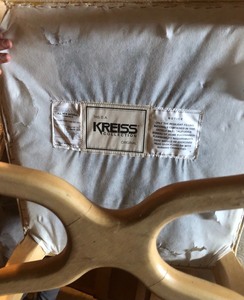 lot 4 image: Kreiss Collection Original Dining room tablechairs