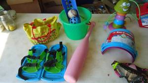 Sand and snow toy lot