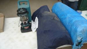 Tents and Coleman Lantern