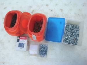 Drywall screws, deck screws, hex screws