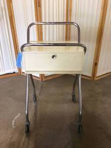 Hamper Stand With Cabinet