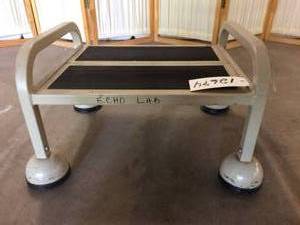 One-Step Step Stool On Wheels