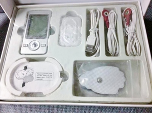 lot 12 image: WOW MSRP $800 IQ Technologies Massager PRO V Chiropractor In Your Pocket TensEMS Unit For&nbspTemporary Relief Of Pain Associated Sore & Aching Muscles W12 Modes Of Relaxing Stimulation - Appears New In Open Box