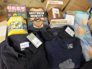 Toys and Mens Clothing...