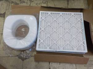 Filters and Raised Toilet Seat...
