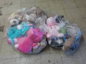 3 Bags Stuffed Animals...