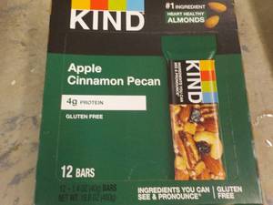 Box of 12 Kind Apple Cinnamon Pecan...