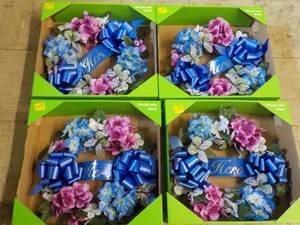 4 Memorial Wreaths...