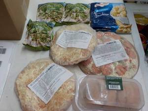 Assortment of Frozen Food...