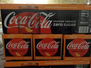 4 - 12 packs Coca Cola Orange Vanil...