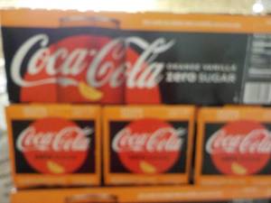 4 - 12 packs Coca Cola Orange Vanil...