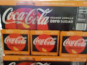 4 - 12 packs Coca Cola Orange Vanil...