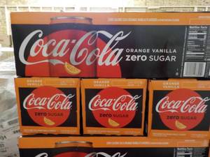 4 - 12 packs Coca Cola Orange Vanil...