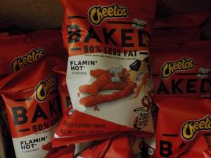2 Cases Cheetos Hot Baked Snacks p...