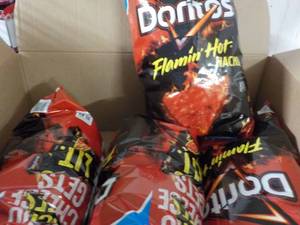 Case of 4 Bags Doritos Flamin Hot N...