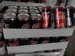 2 - 24 packs Coca Cola Cherry Zero ...