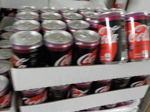 2 - 24 packs Coca Cola Cherry Zero ...
