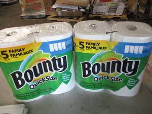 4 Rolls of Bounty Paper Towels...