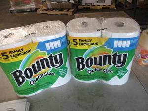 4 Rolls of Bounty Paper Towels...