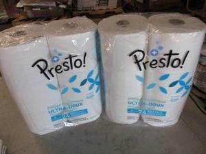 12 Rolls of Presto Toilet Paper...