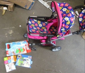 Baby Stroller and Toys and Games...