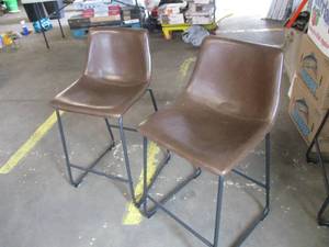 2 Barstools- seats are 2 ft high...