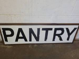 Pantry Wood Sign 36 x 12...