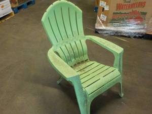 Lime Green Plastic Adorirack Chair...