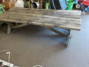 2 Rustic Benches 72 x 14 x 18...