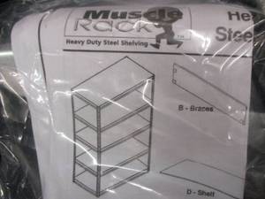 Muscle Rack Heavy Duty Steel Shelvi...