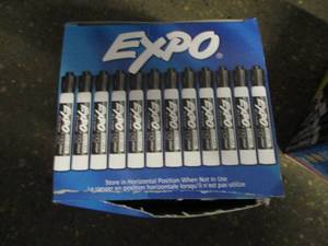 36 Black Expo Dry Erase Markers...