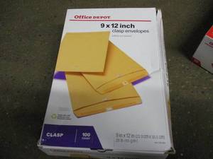Office Depot 9 x 12 Clasp Envelope...