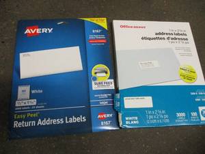 2 Packs of Address Labels...