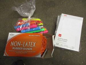 Pens, Highlighters, Notepads, and R...