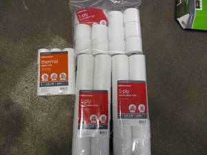 1 ply Paper Rolls and Thermal Paper...