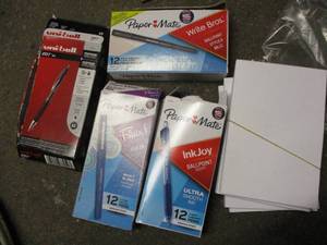 Pens and Notepads...