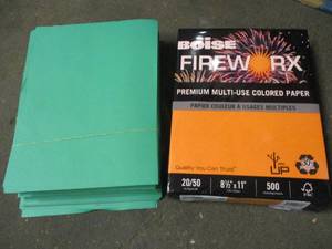 Green and Orange Multi-use Paper...