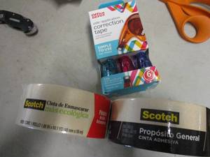 2 Rolls of Masking Tape and 6 Corre...