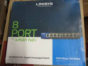 Linksys 8 Port Business POE and Gig...