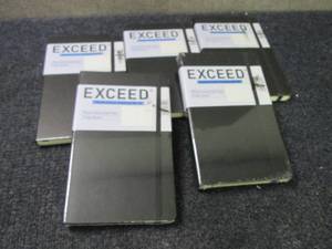 lot 8 image: 5 Exceed Hard Cover Dotted Books...
